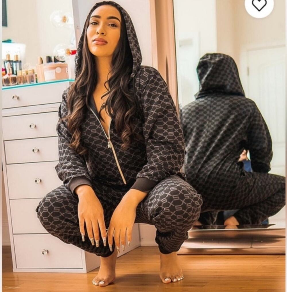 Savage X Fenty Forever Savage Hooded One Piece Black